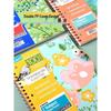 Kaisa American Inspiration Spiral Notebook - Sectioned for College and Graduate Exams, Loose-leaf