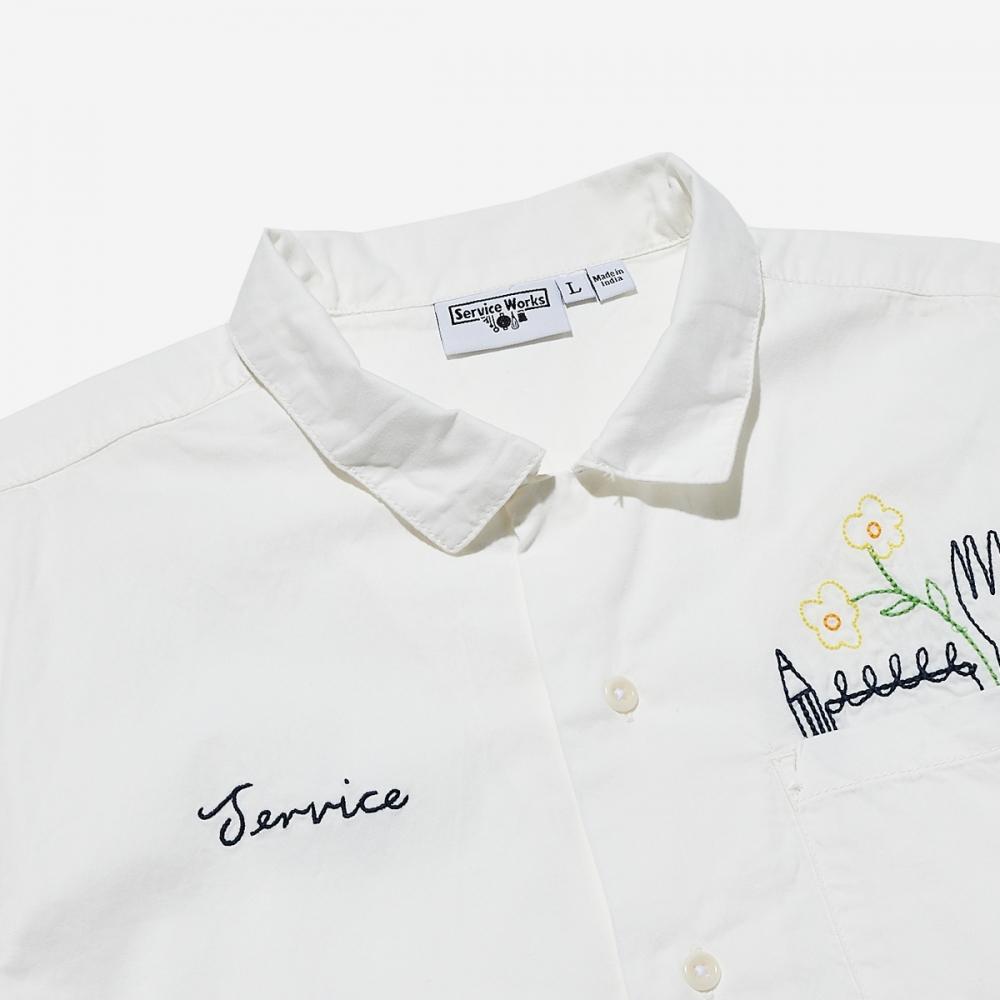Service WorkS Lt Twill NeceSSitieS S S Shirt Sw016 Offwht