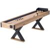 9 Fuß Shuffleboard-Tisch 2-in-1 Shuffleboard und Bowling Kombinations-Spielset