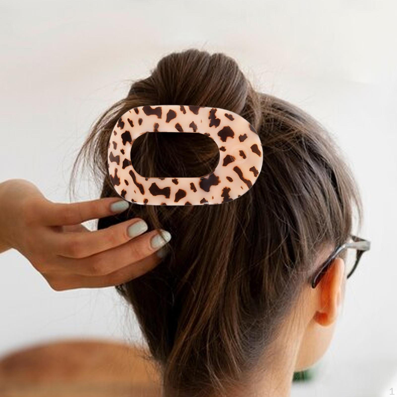 

Гибкая шпилька изогнутой формы для женщин, аксессуары, зажим для невесты, современные заколки для девочек leopard print