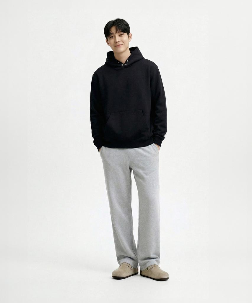 OKSTAR Jollinkkamnyang Embroidered Semi-Wide Sweatpants