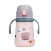 Cute Cartoon Kids Insulated Water Bottle With Soft Straw For School And Outdoor Use