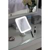 Miroir de salle de bain - marque - verre - led - contemporain - 360° pivotant