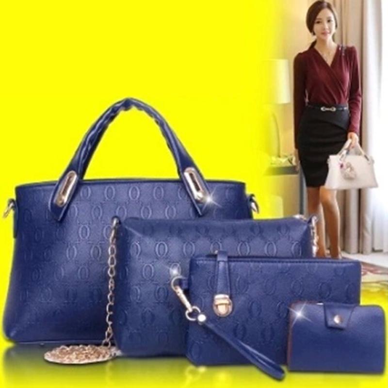 2025 Neue Kollektion Europäischer und Amerikanischer Stil 4-teiliges Nesttaschen-Set Handtasche mit großem Fassungsvermögen Pendler Umhängetasche