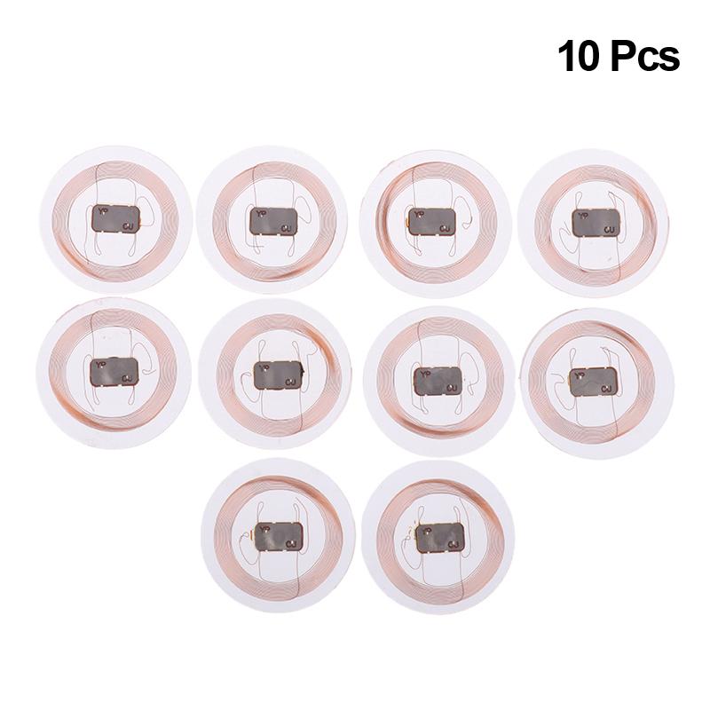 

5/10 шт Cuid Nfc тег 25 мм перезаписываемая прозрачная монета карта Nfc этикетка для бесконтактных брелоков теги контроль доступа супер тонкий Nfc