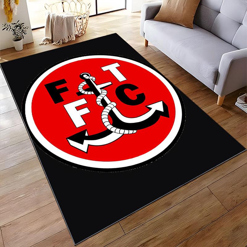 Anchor Red Circle Emblem Carpet suitable as a non-slip mat for the living room or bedroom sofa