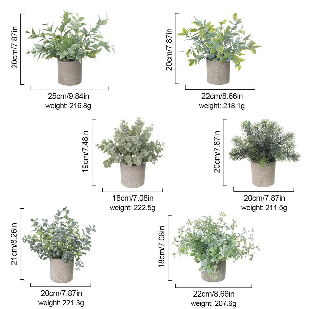 Artificial Eucalyptus Pine Needles Green Plants Flowers For Home Room Decoration Dining Table Wedding Decor Garden Accessories