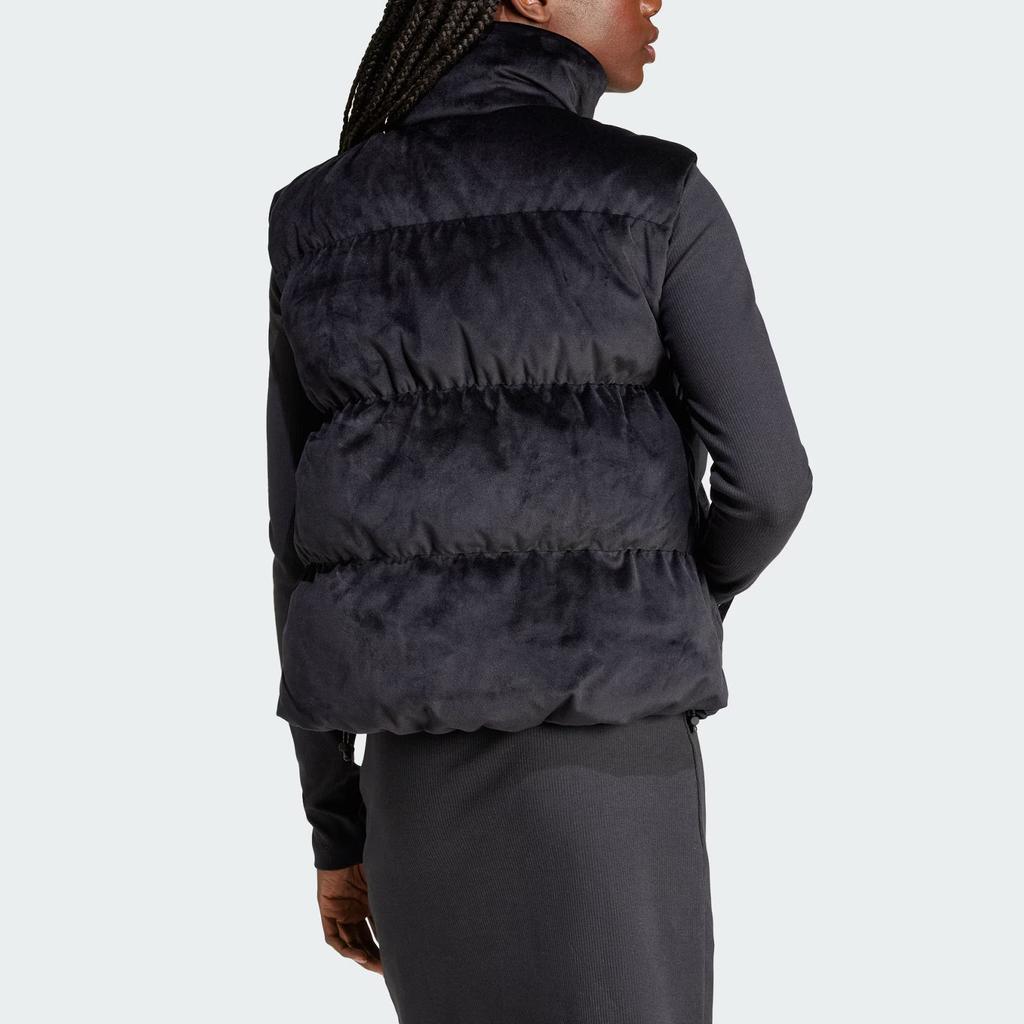 Adidas Originals Regen Velvet Down Vest Women Vests Black JE7217