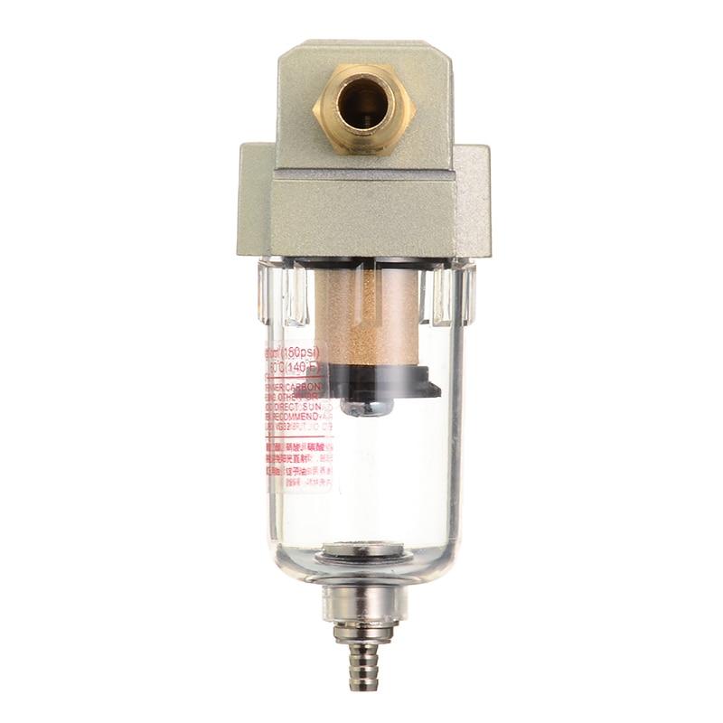 1 ks Odolný odlučovač oleje a vody Filtr filtru stlačeného vzduchu Včetně rychlospojky 1/4" Pro kompresorové nářadí