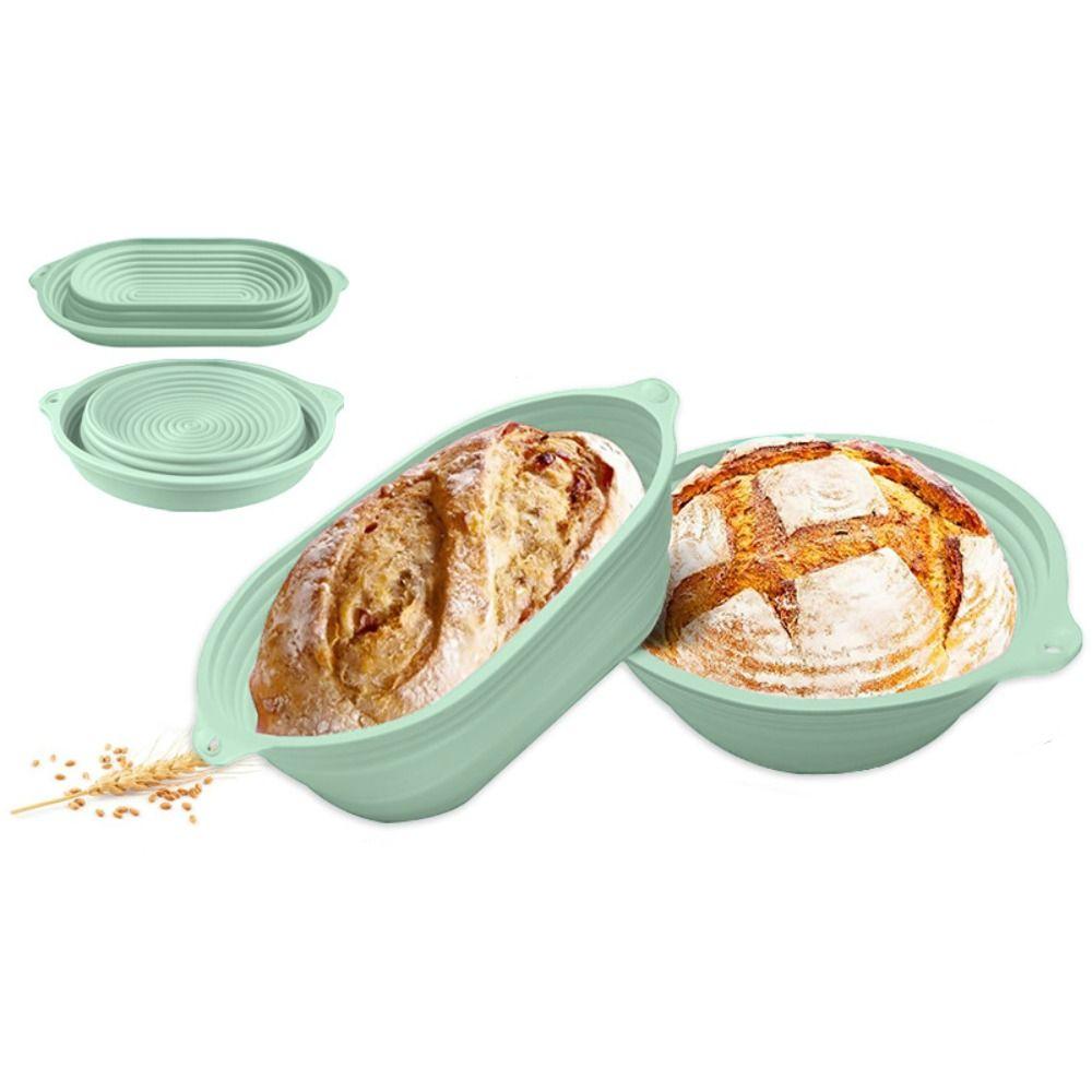 Silicone Dough Proofing Bowl Foldable Dough Fermentation Basket Bread Proofing Basket  Bakery