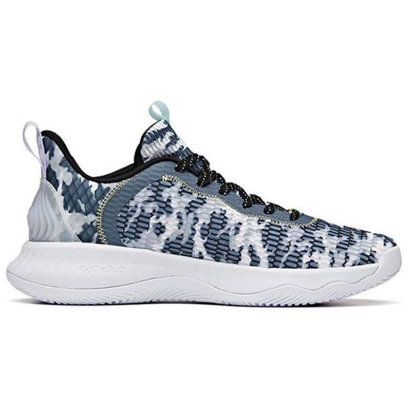 Anta Light Cavalry 6 men's low-top basketball shoes white grey, cushioned non-slip wear-resistant 112121605-3