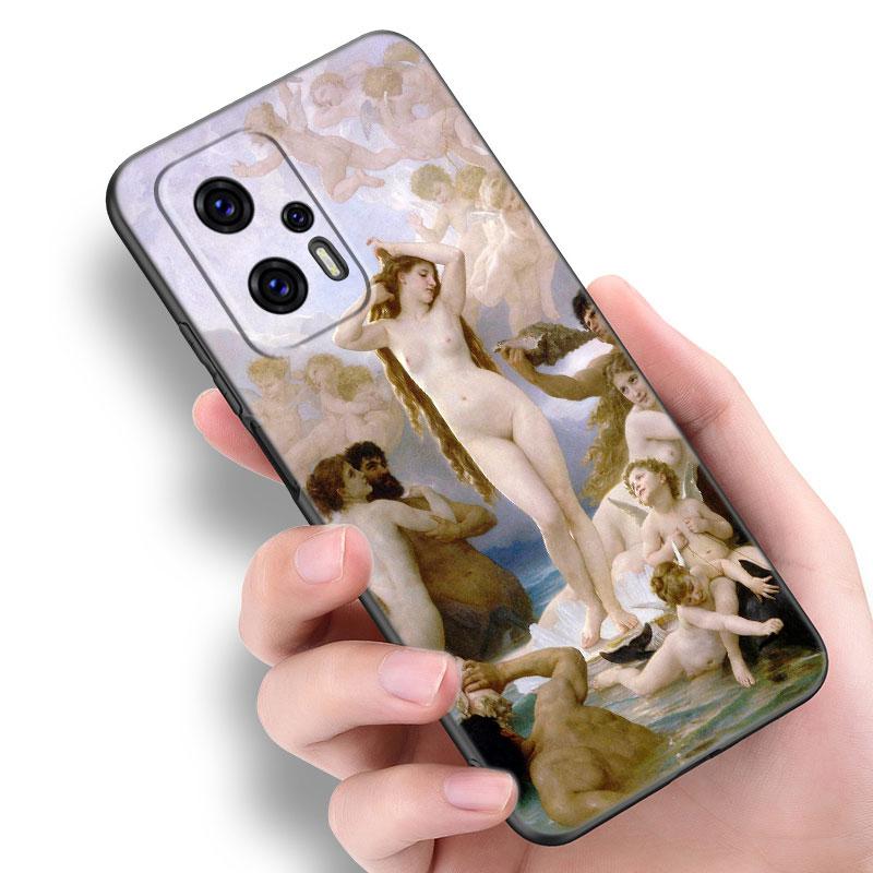 Art Painting Of God Phone Case For Xiaomi POCO F2 F3 M2 M3 M4 X3 X4 Pro NFC F4 GT 5G F1 X2 C3 C31 C40 M5S Soft TPU Black Cover