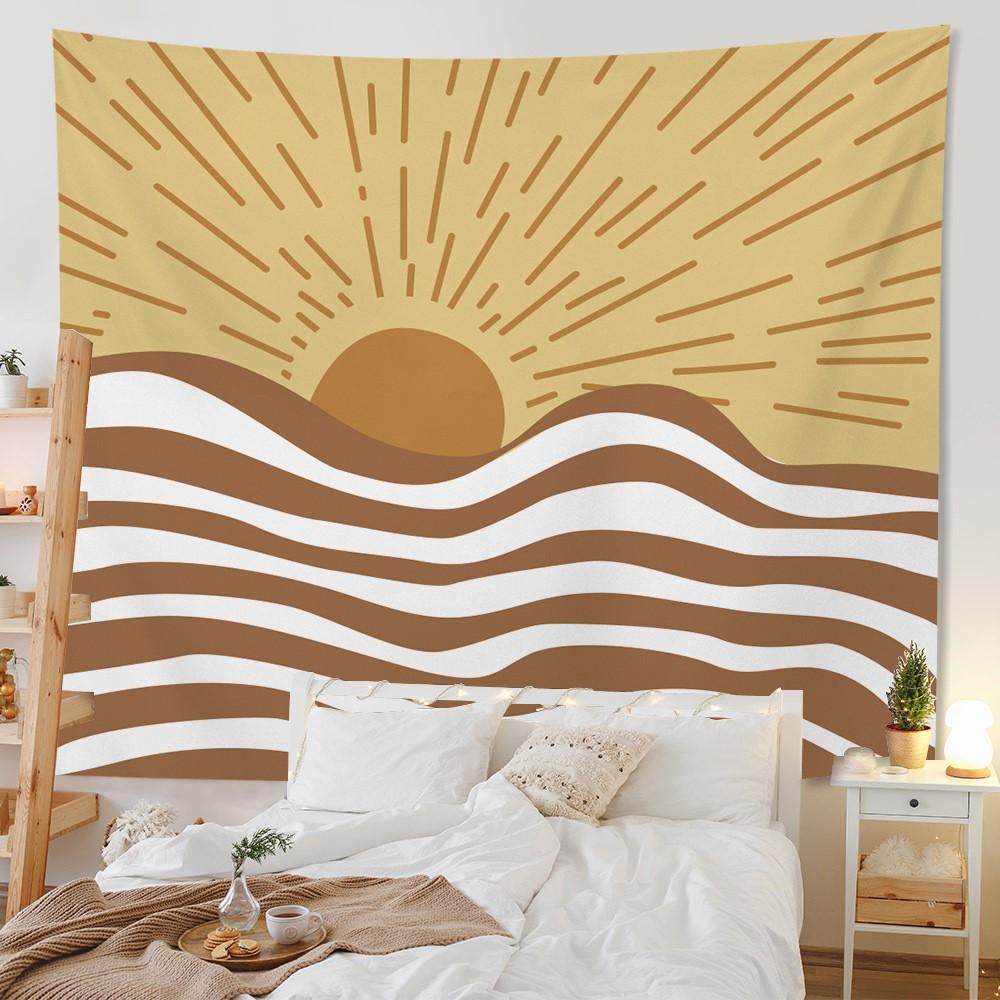 Home Decor Morandi Tapestry Background Room Living Room Bedroom Wall Hanging Background Wall Tablecloth