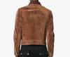 Jacket Moto Biker Coat Fashion New Men’s Jacket Real Suede Soft Trendy Tan Brown