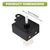 Riloer AC Heater Fan Blower Switch, YH-1934, YH1934, HS214, E6DZ-19986-A, Blower Motor Switch, Compatible with Ford E-150 XL 2006-2011, 4 pins, 1 pc