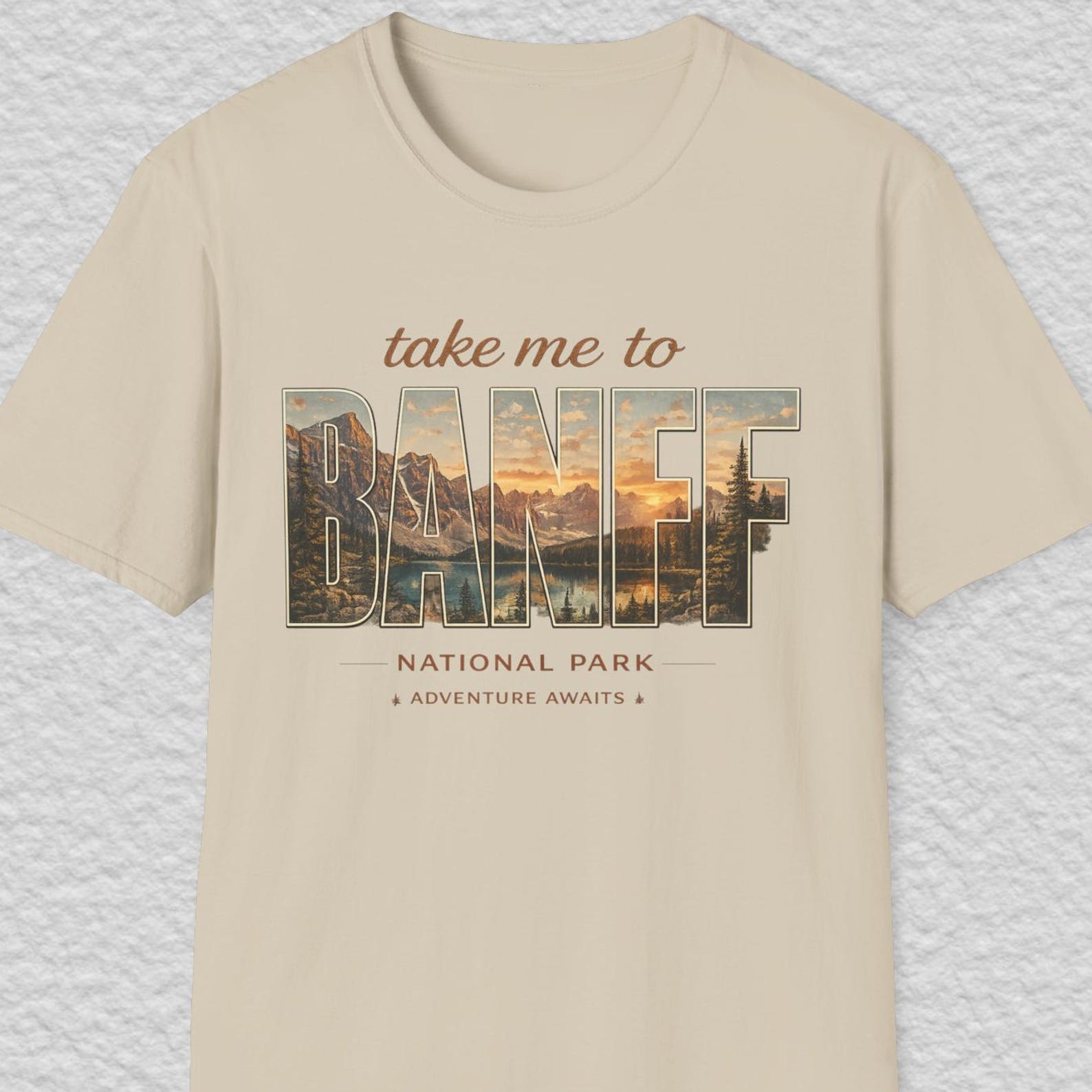 Banff National Park Shirt, Canada Travel Tee, Mountain Lake Nature Shirt, Hiking Adventure Shirt, National Park Tee 3XL