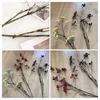 Artificial Berry Pick Realistic Yellow Blue Red Berries Stem Indoor Outdoor Holiday Party Home Office Decoration Faux Plants Branch