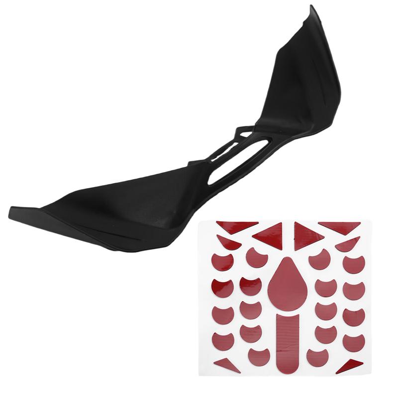 

For MT-09 MT09 SP 2026+ Motorcycle Front Spoiler Winglet Aerodynamic Wing Kit чёрный