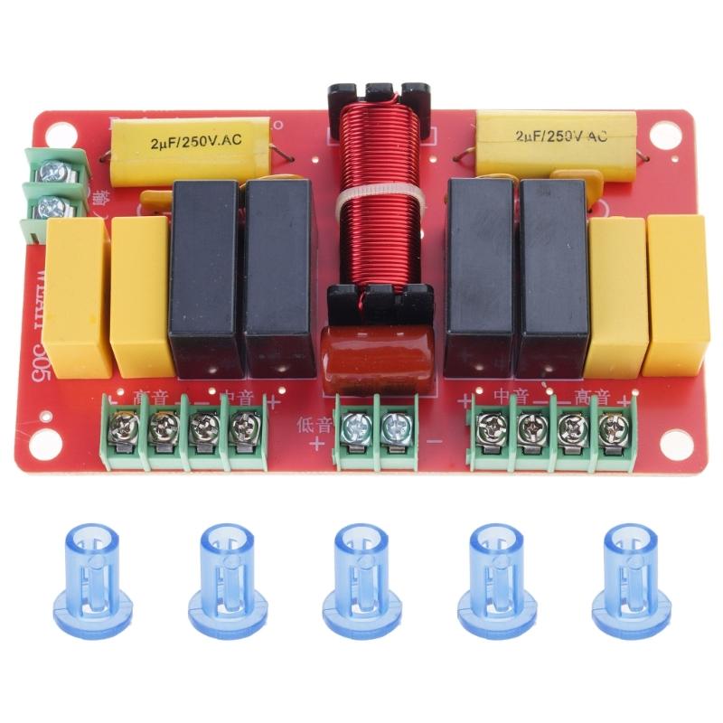 

Frequency Divider Board 5 Way Speaker Frequency Divider 250W Crossover Filter for DIY KTV Home Theater Stage Speaker 1