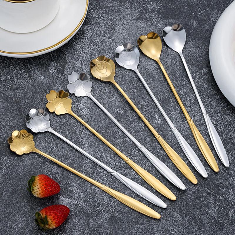 

Large Assorted Stainless Steel Coffee & Dessert Spoons (20-Pack)