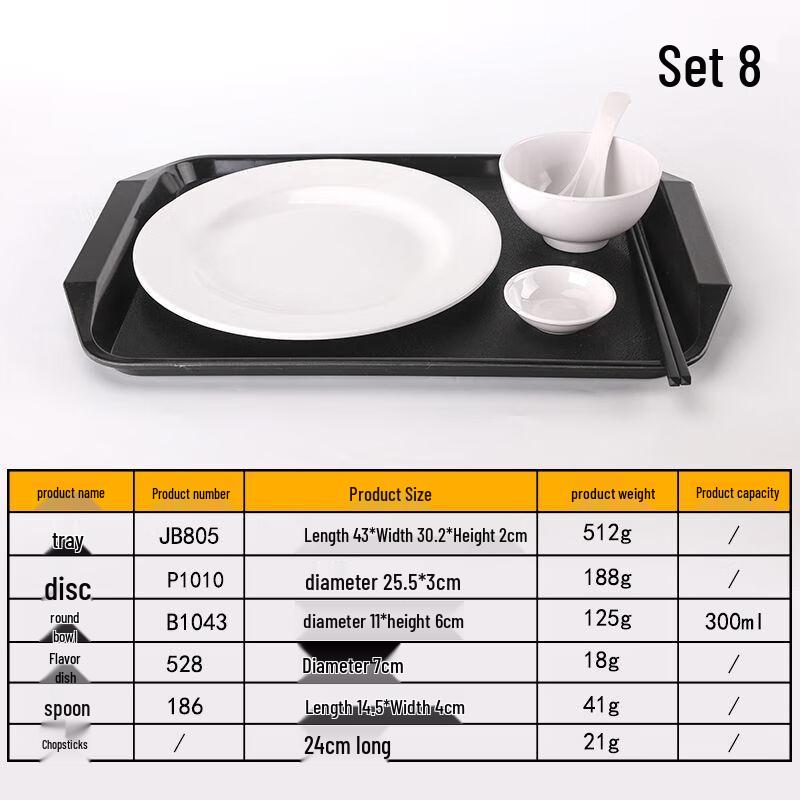 Qianxing Melamine Divided Meal Set