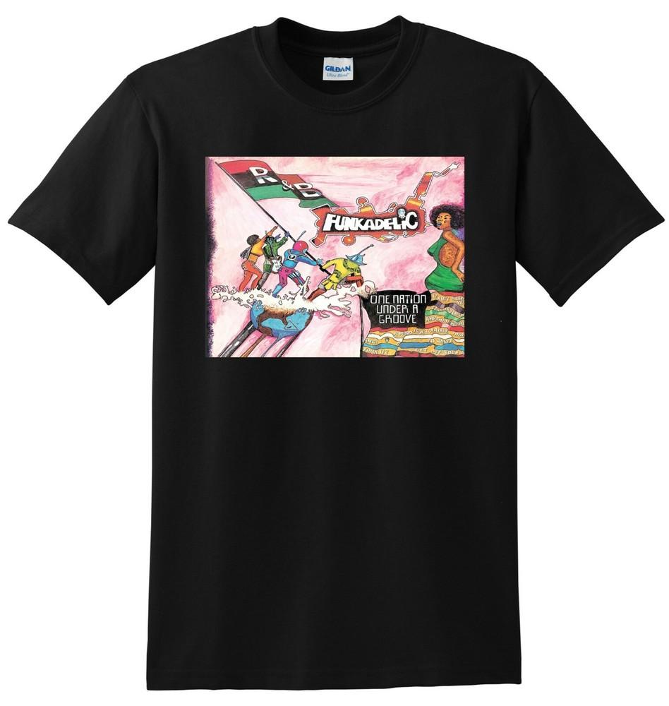 

FUNKADELIC T SHIRT one nation under a groove vinyl cover SMALL MEDIUM Unisex T-Shirt XL
