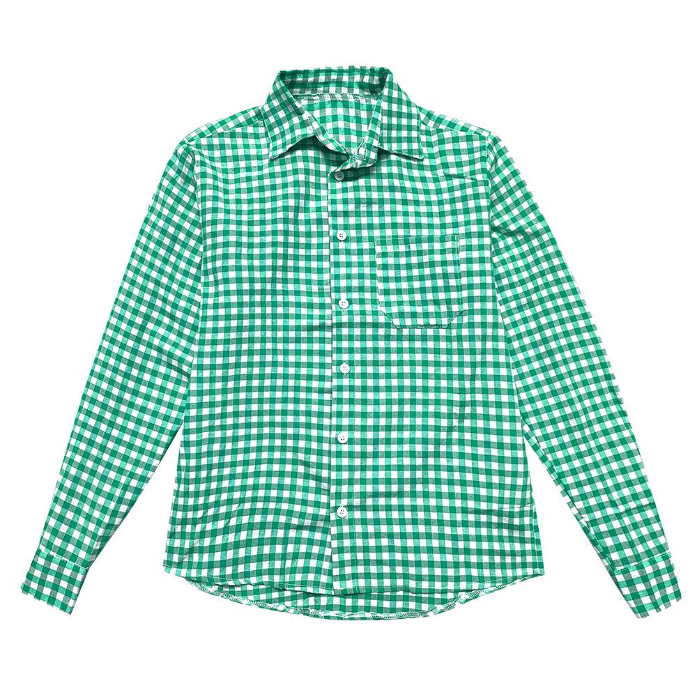 Herren Bayerische Oktoberfest Lederhose mit kariertem Hemd - Übergröße verfügbar