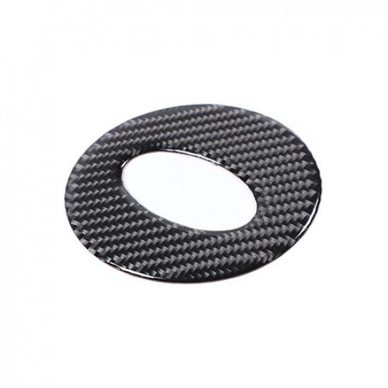 Soft Carbon Fiber Steering wheel  Trim Sticker For Subaru Forester SK 19-24