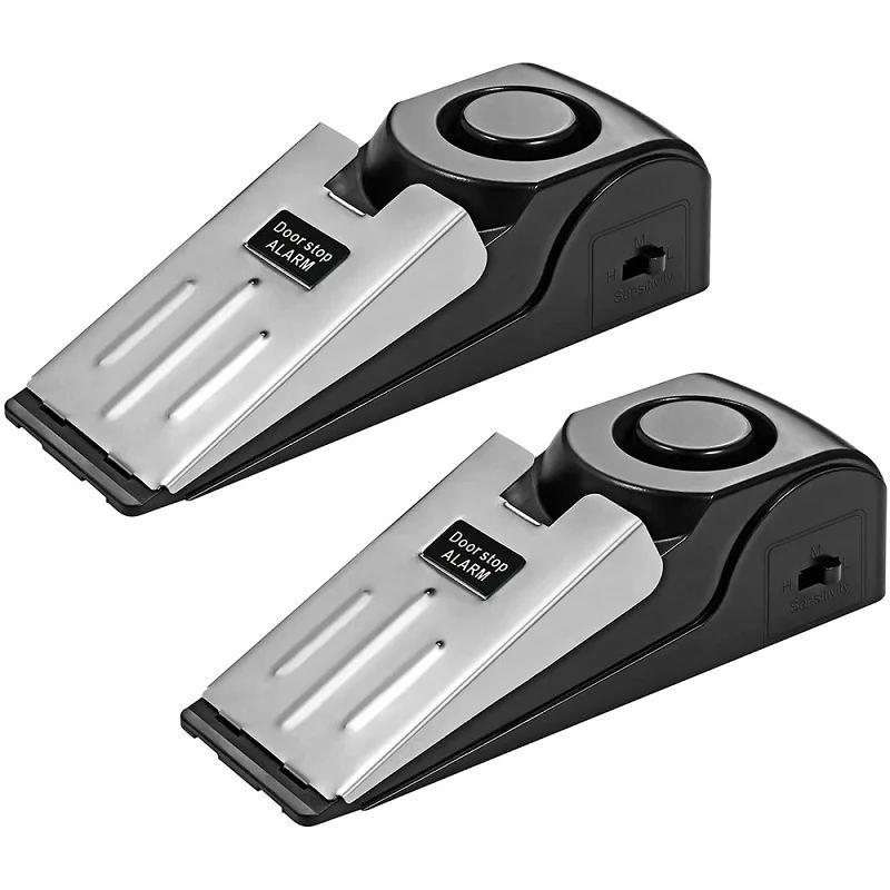 

Дверной стопор-сигнализация 1/2 шт. 120 дБ Мини-сигнализация для безопасности окон Семейные гаджеты для защиты безопасности Движение Стопор для окон