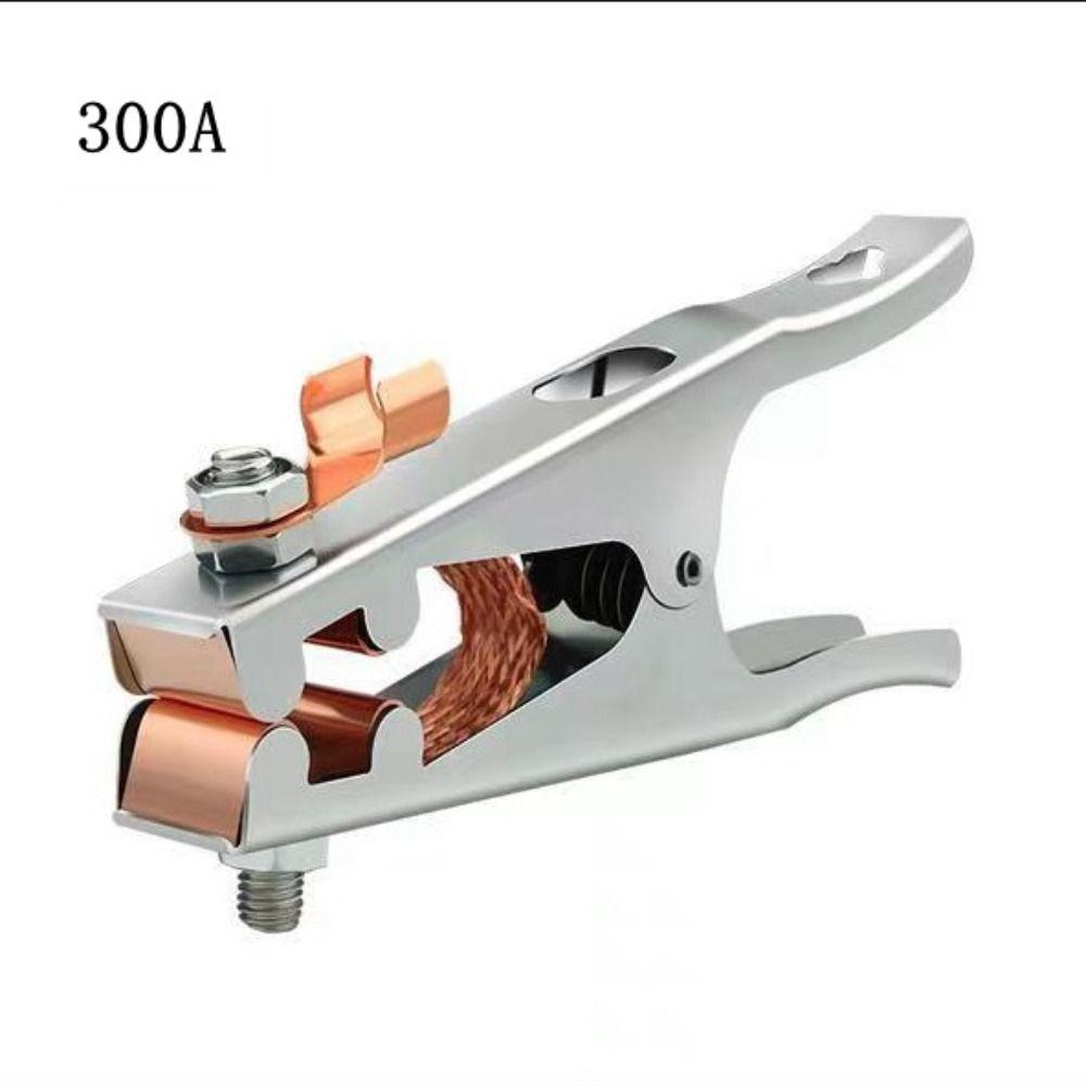 300A Electroplated Ground Clamp Electrical Accessories Grounding Welding Earth Clip Welding Machine Manual Welder Welding Tongs