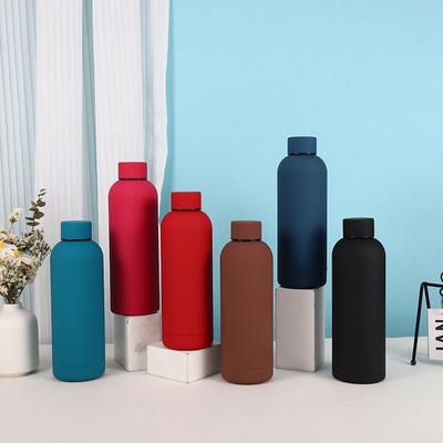 Large Capacity Yan Value Small Mouth Bottle American Outdoor Sports Mug Double Stainless Steel Water Cup