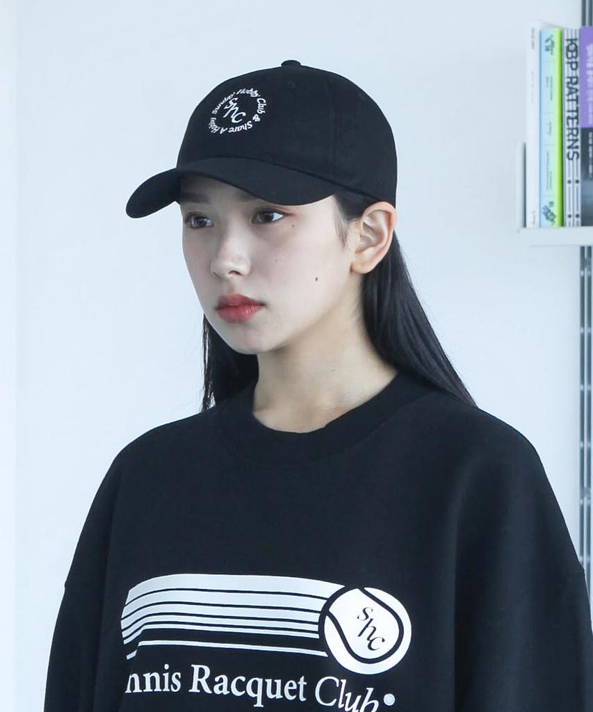 SUNDAY HOBBY CLUB Shc Circle Logo Curve Cap - Black