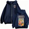 Morat Yem Man Soll Nicht Durchs Fenster Leben Sweatshirt Jacke Mäntel Herren Kapuzenpullover Freizeit Fleece Reißverschluss Kapuzenpullover