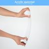 Wall-Mounted Mirror Wall Acrylic Peel Stick On Locker Mirrors Unbreakable Sheet Cut Size Sticky Repair Office Tiles Stickers Tables Ceiling Bedroom