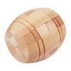Wooden Brain Teaser Puzzle Toy IQ Test Logic Training Luban Kong Ming Lock Kids Adults Bamboo 3D Burr Puzzle Interlock Unlock Game Educational Toy