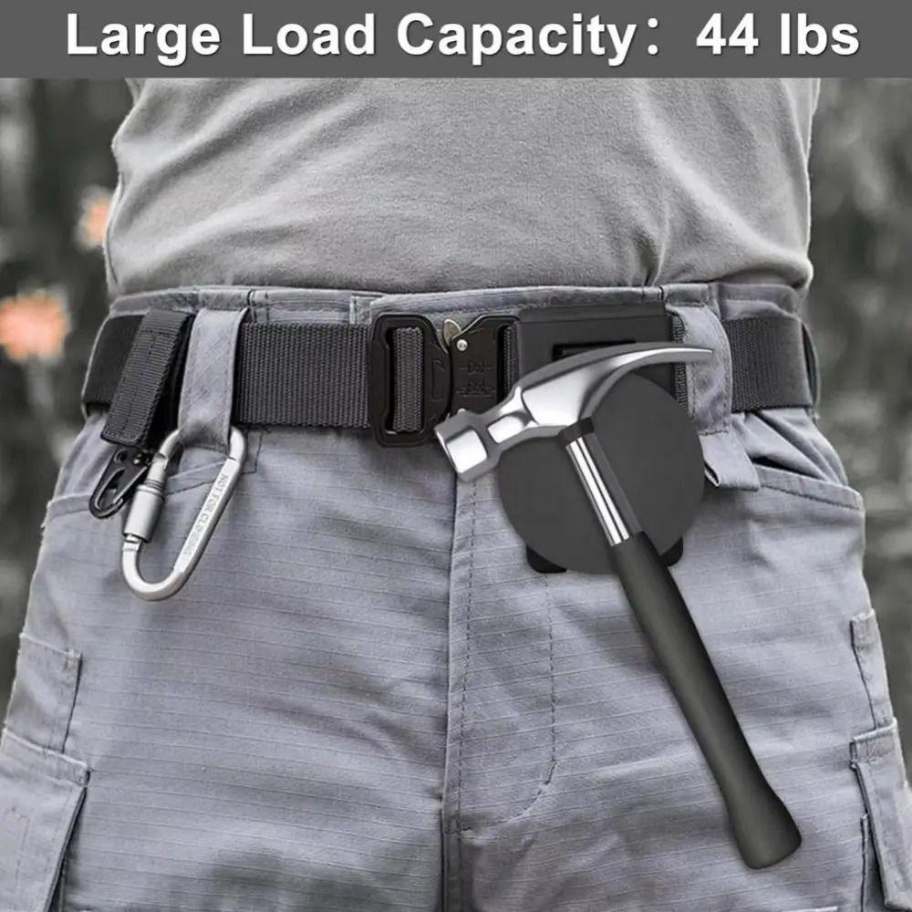 Metal Tool Belt Clip Non-Slip Adjustable Belt Buckle  Convenient for Safe Storage