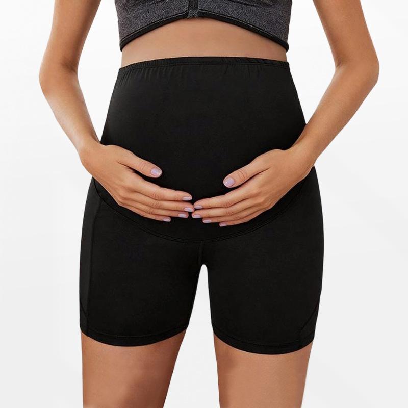 Women's maternity yoga pants, side pockets, high-waisted and hip-lifting-XXL