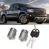 1 Pair Universal Car Door Lock Cylinder with 2 Keys Fit for Chevrolet