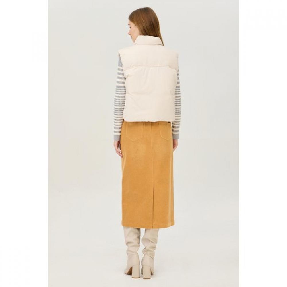 Benetton Duck Down Padding Vest With Gap Slit Bapdg5461