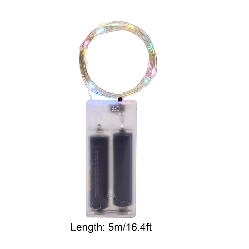 

Copper Wire Lights Portable 16.4Ft Lasting Lightening Wire Firecracker Light String For Yard Patio Fall Home Garden Wedding