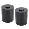 2PCS Nail Glue Storage Jar Portable Leakproof Vacuum Sealing Lash Extension Jar Black
