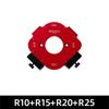 4in1 Woodworking Router Arcs Angle Positioning Template Corner Radius Routers R10-R50 Radius Jig Woodworking Positioning Tool
