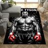 Tyson Mike Tyson Fighter Floor Rug Office Rug Suitable For Dormitory Dining Room Balcony Bedrooms Antislip Rug Anime Office Decor Spiritual Gift