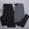 Men's Quick-Dry Stretch Basketball Training Pants - Fake Two-Piece, Lightweight, for Running & Fitness (Spring, Summer, Autumn)
