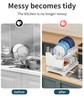 Multifunctional Kitchen Dish Rack: Bowls, Plates, Chopsticks Storage & Drain