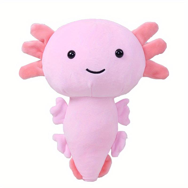Cute Axolotl Plush Toy, Soft Stuffed Animal Salamander Plush Pillow, Kawaii Plush Toy for Kids