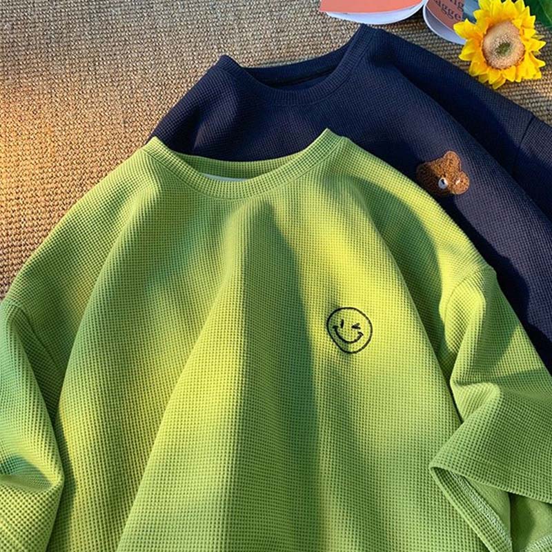 Tričko větší velikosti Ženy Léto Volné Pohodlné Tričko s krátkým rukávem Neformální Stovky Sportovní Topy s výšivkou