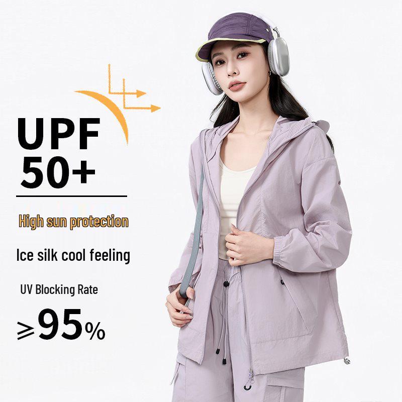 Unisex Summer UV Protection Ice Silk Jacket – Breathable, Lightweight Skin Clothing for Fishing