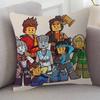 Anime Ninjago Game For Cartoon Print Peripheral Pillow Case Cushion Cover Home Decor Birthday Gift Pillowcover