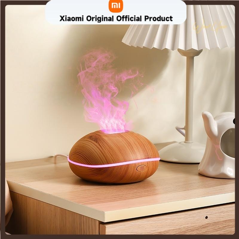 Xiaomi Aroma Humidifier Flame Can Add Essential Oil Small Aroma Relax Machine Air Humidifier Equipped with Colorful Lighting Function